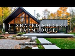 Stunning L-Shaped Modern Farmhouse – Blending Rustic Charm with Contemporary Elegance