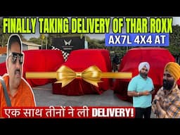 Finally Thar Roxx AX7 L 4X4 AT ki delivery Le li | Premium kitna dena pda jaldi delivery k liye |