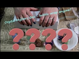 ASMR Unboxing ~ Crystal Mystery Box ~ LOTS of bubble wrap