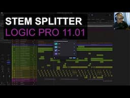 Stem Splitter real life application: Logic Pro 11.01