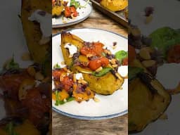 The BEST way to cook squash! (roasted squash recipe) #shorts #squash #holidayrecipes