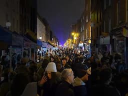 Busy scenes at the Dublin by Night Festival