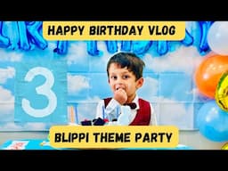 Happy Birthday Vlog | Blippi theme party