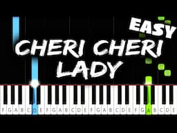 Modern Talking - Cheri Cheri Lady - EASY Piano Tutorial