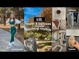 Wellness Girlie Morning Routine | Pilates, Skincare, Morning Walk