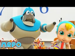 The Great Baby Candy TRICK!!! | ARPO the Robot | Funny Cartoons For Kids