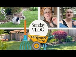 SUNDAY VLOG / TACKLING YARDWORK / THIS HELPED ME WITH MY YARDWORK GOALS DESPITE CHRONIC BACK PAIN