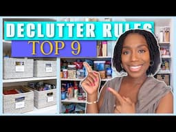 Top 9 Decluttering Rules | Judi the Organizer