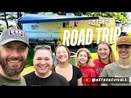 Family Road Trip in Michigan: Rafting, Lighthouses, and Vintage Campers at Tawas Point State Park