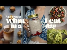 *HIGH PROTEIN* WHAT I EAT IN A DAY / whole food plant-based / no protein powder