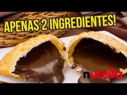 PASTEL DE NUTELLA COM APENAS 2 INGREDIENTES! (NÃO É CLICKBAIT)