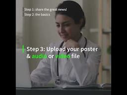 #UEGWeek poster accepted? Here are your next steps!