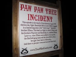 Skeptic Leo gets surprising results - Paw Paw tree murder site -Hatfield McCoy feud