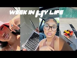 PRODUCTIVE WEEK IN MY LIFE VLOG (DIY LASHES, DEEP CLEANING, GRWM, etc…)