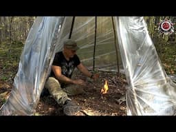 Forest Survival Shelter | Much Better Than Expected! #survival  #fossibot #f109