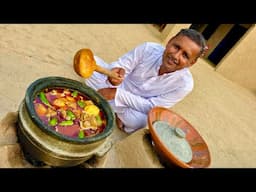 Aloo Gosht Recipe | Cooking in Stone Pot | Special Shobra Recipe | Village Food Secrets