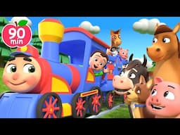 Train Choo-Choo | I'm a Train Song and MORE Educational Nursery Rhymes & Kids Songs