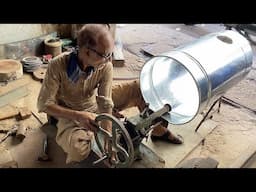 Gas welding tank manufacturing process