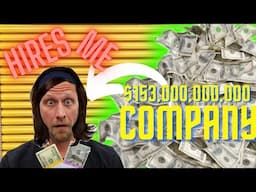 $153 BILLION dollar Company HIRES ME! ~ I bought an ABANDON Storage unit & they WATCHED!