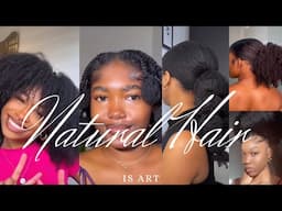 Unbelievable ways of styling your natural hair😍😍| New Year New Hair