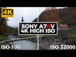 SONY a7RV - 4K High ISO Sample Footage | Jaworskyj