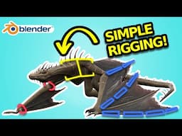 The Easiest Way To Rig Creatures In Blender (For Beginners)