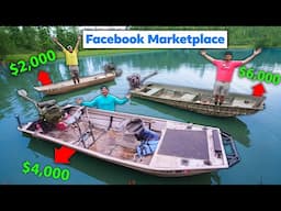 $2,000 vs $6,000 Facebook Marketplace Mud Boat Challenge!