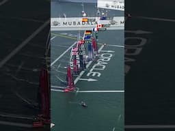 Did Emirates GBR deserve to be disqualified for this? 😮 #SailGP #sailing #racing