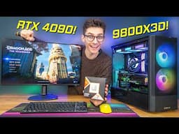 The FASTEST Gaming PC Build EVER! - Ryzen 7 9800X3D & RTX 4090 w/ Gameplay Benchmarks!