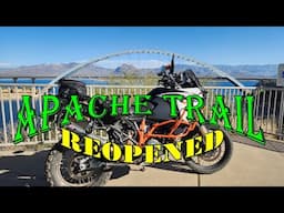 Apache Trail Reopened #arizona #dualsport #apachetrail #superstitionmountains #ktm