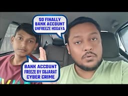 Bank account freeze by Gujarat cyber crime | How to unfreeze bank account