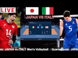 Men's Volleyball Olimpic LIVE │ JAPAN vs ITALY (Livescore)