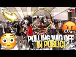 SNATCHING A GIRLS WIG OFF IN PUBLIC PRANK!