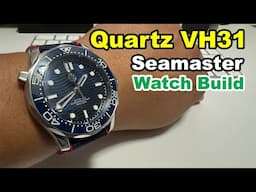 Quartz Seamaster Watch Build with Seiko VH31 movement