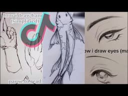 Tik Tok Drawing Tutorials #4