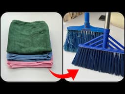 🎀3 ways to improve a broken mop from an old towel / environmental protection project