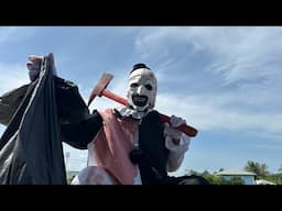 Terrifier art the clown vs parkour 😱