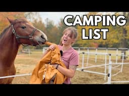 Want to Try Horse Camping? These Are My MUST HAVES!