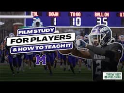 How Football Players Should Watch Film | Game Preparation Tips