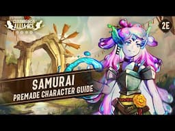 Samurai Premade Character! - Cloudbreaker Alliance TTRPG Beginner's Guide EP2E