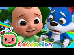 JJ Climbs The Gigantic Beanstalk  | Cocomelon - JJ's Animal Time | Songs for Kids | Sing a Long