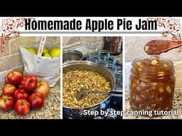 How to Make & Can Apple Pie Jam | The best jam | Easy Canning Tutorial!  #canning