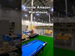 Inside An Amazon Fulfillment Warehouse Break Room! #amazon #amazonwarehouse