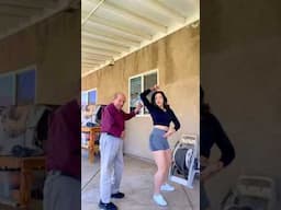 GRANDPA TEACHING ME HOW TO DANCE!😱😂😂😂😂 | Salice Rose