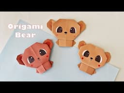 How to Make Origami Bear | Paper Bear | DIY Origami | Easy Origami