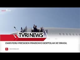 Dari Peru, Presiden Prabowo Bertolak Menuju Brasil