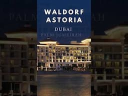 Waldorf Astoria Dubai Palm Jumeirah Review  #travel  #hotel