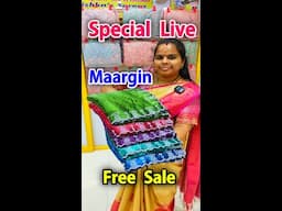 Hanishkas Sarees Margin Free Sale, Special Live Margin Free Offer Sale, madras vlogger #shorts