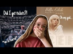 Billie Eilish 'Happier than ever' concert tickets 2022 & covid vaccine *prepare with me/vlog*