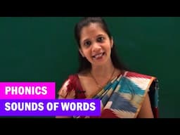 Sounds of Words | Learn Phonics |  Phonics Video Lessons Part -1